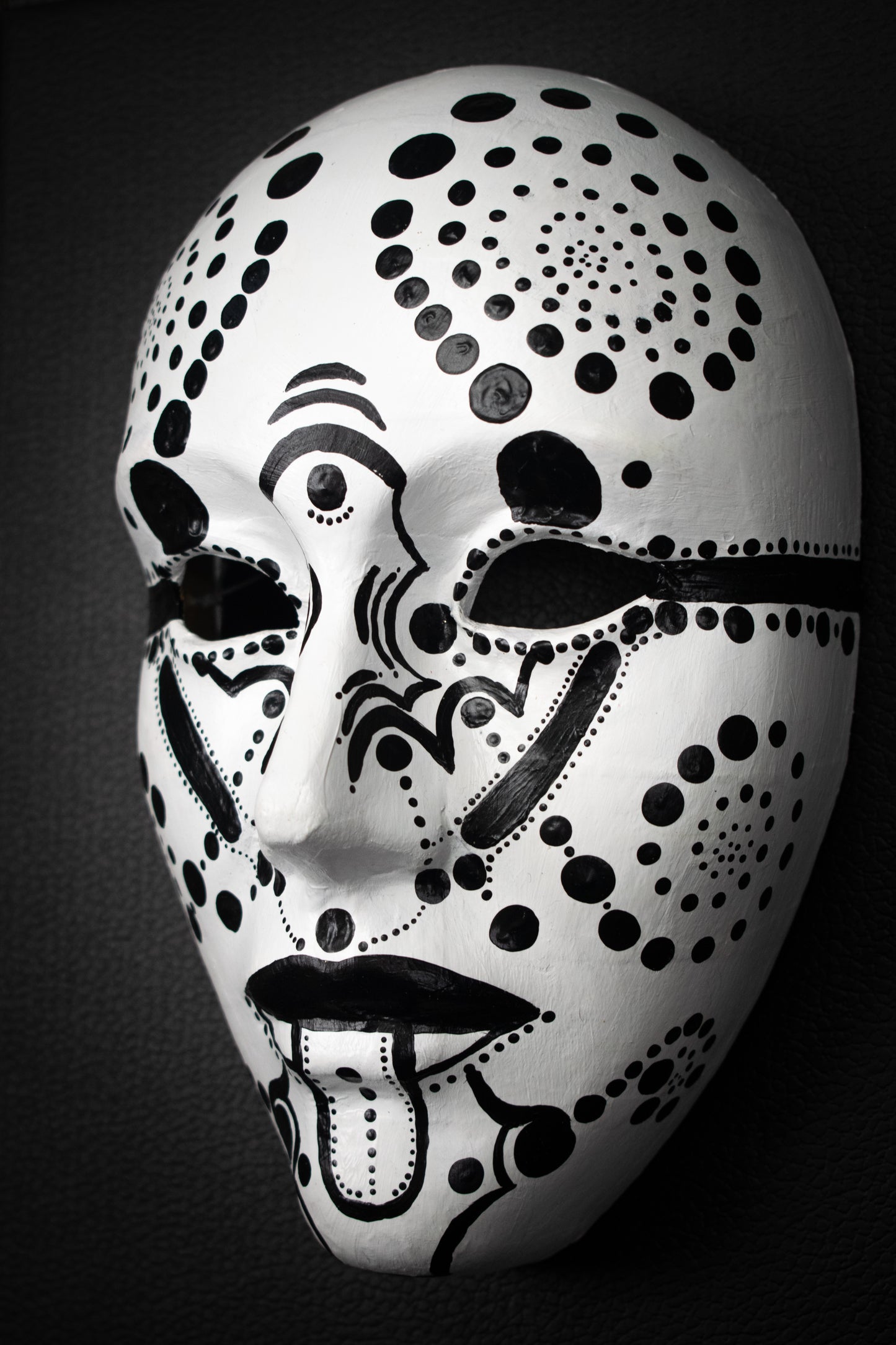 Masque noir et blanc