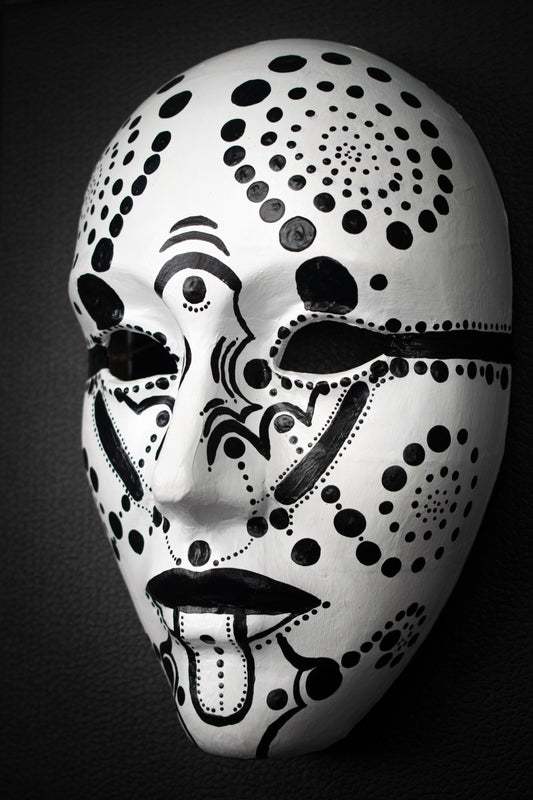 Masque noir et blanc